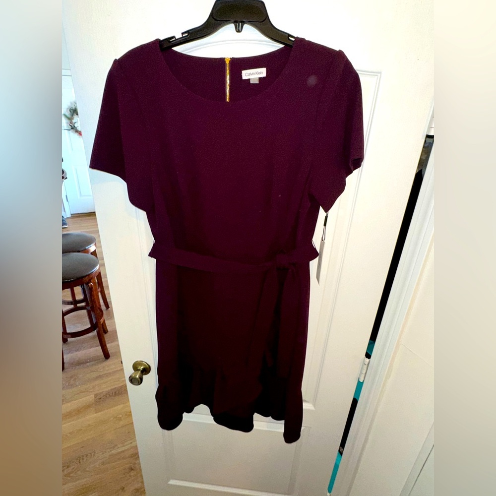 Gorgeous Plum NWT Calvin Klein dress